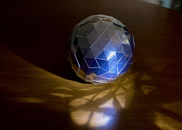 Geodesic Paper Disco Ball