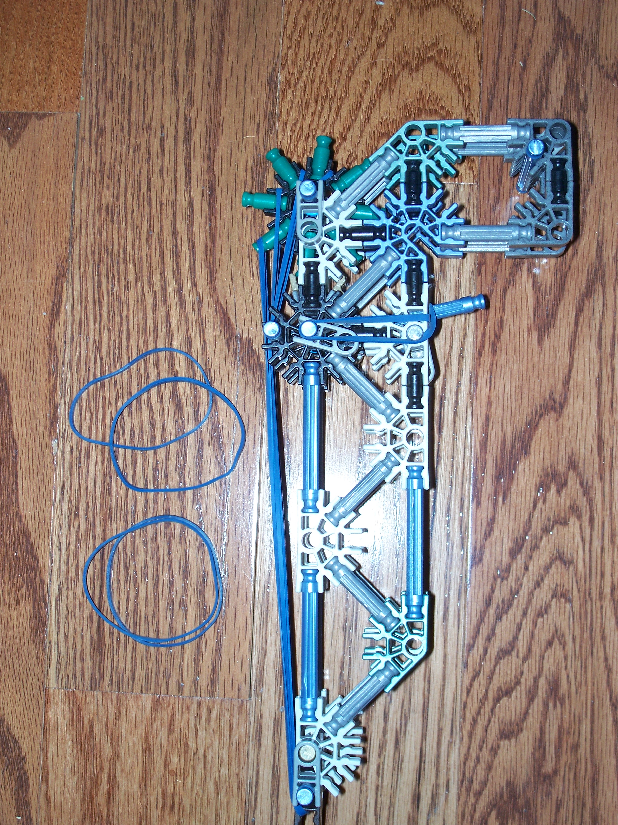 K'nex multi-shot rubberband guns
