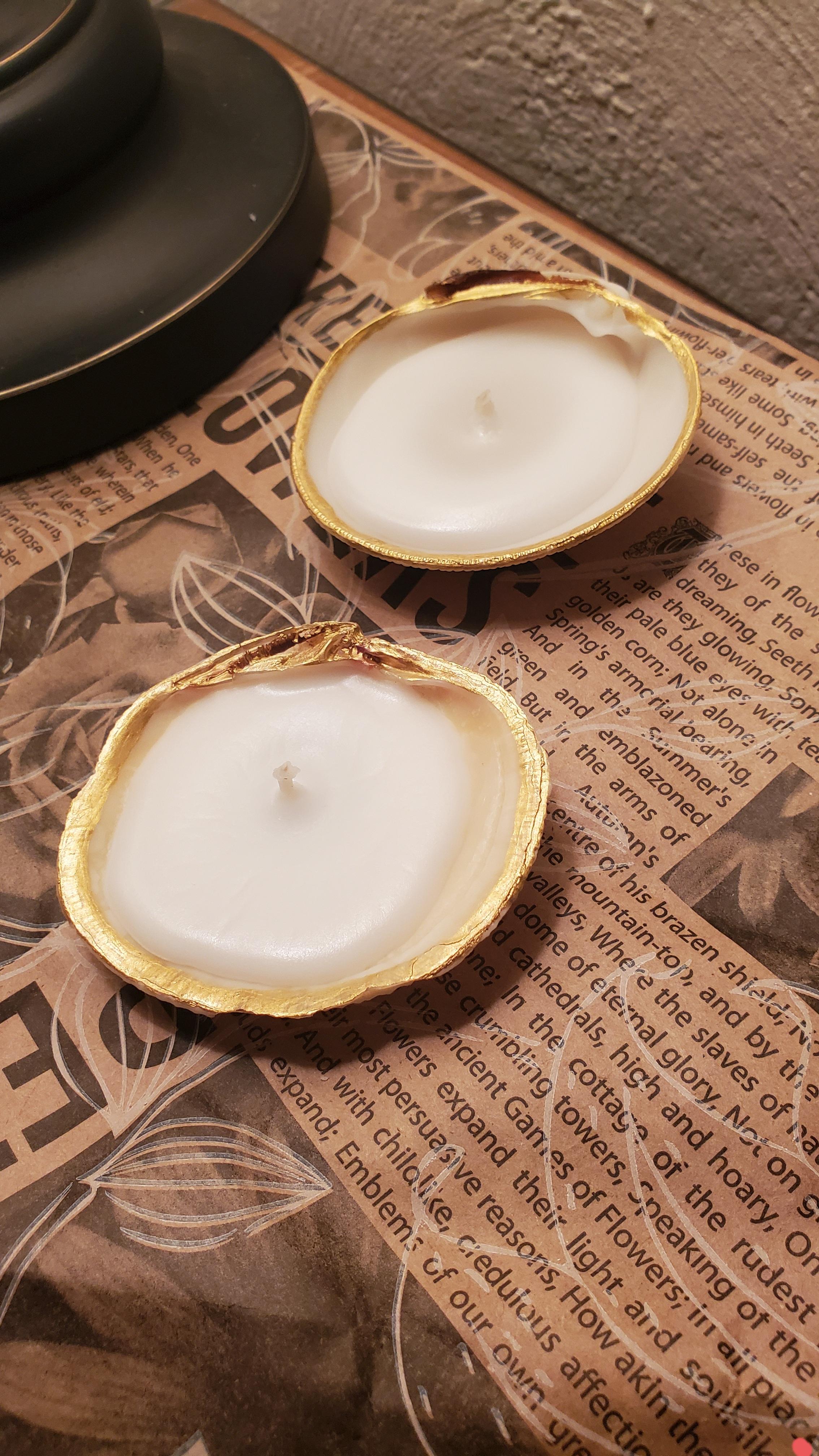 Sea Shell Candle DIY From Recycled Material