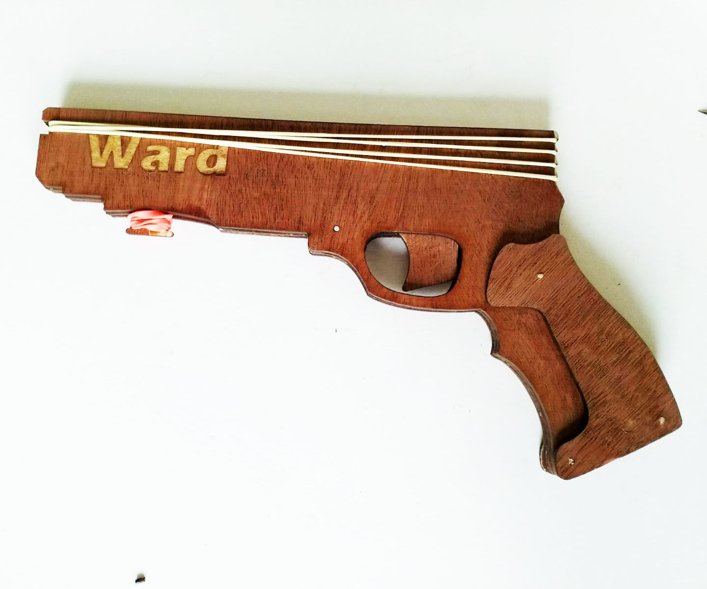 Simple Rubber Band Gun Using Laser Cutter