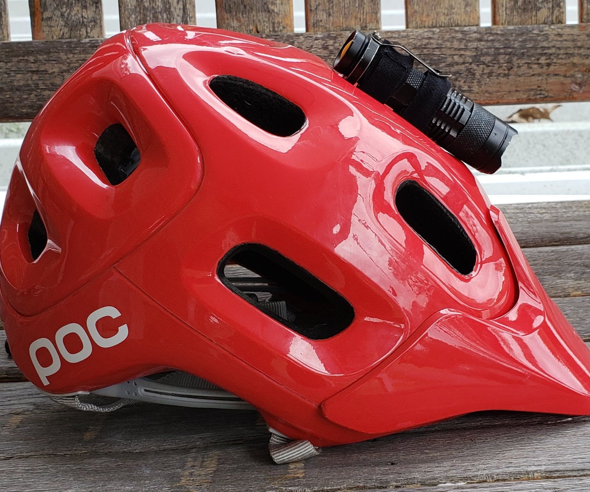 Bicycle Helmet Light Mount