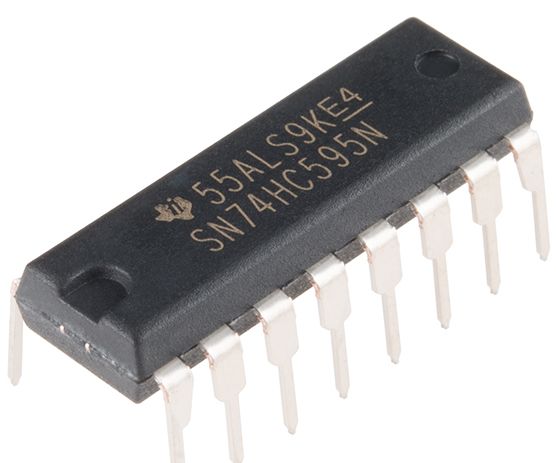 NODEMCU LUA ESP8266 With 74HC595 LED and Matrix Driver