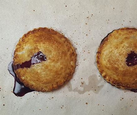 Blueberry Basil and Goat Cheese Hand Pies