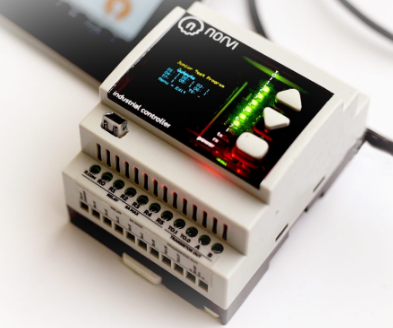 Working With Built-in Display and Push Buttons of the Norvi Device