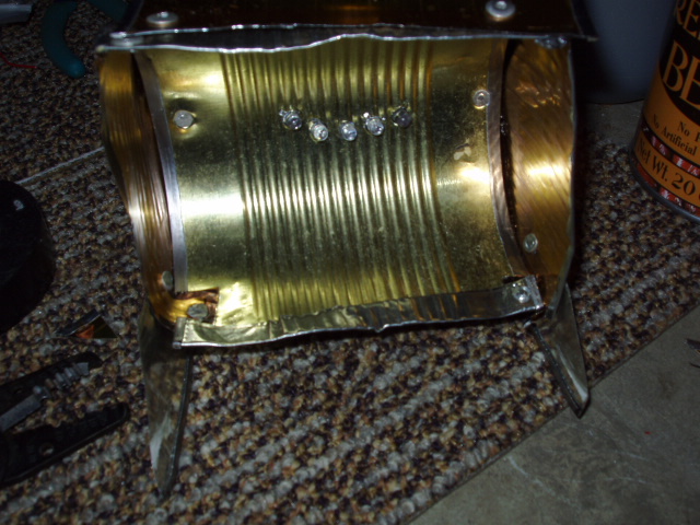 how to make a tin can battery powered led worklight