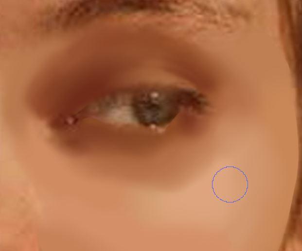 Create Portrait With Reference Image Using Eyedropper Tool on Krita