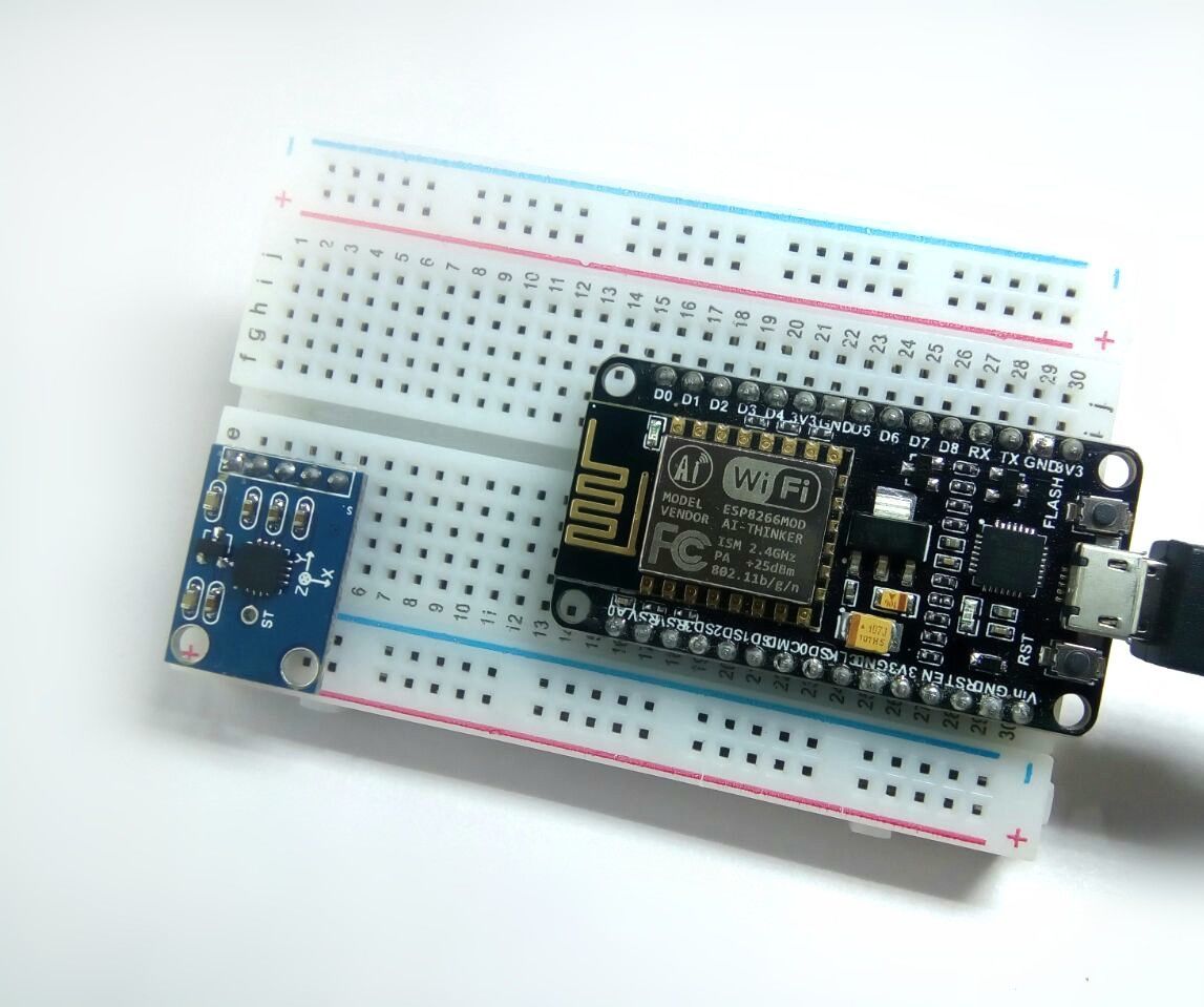 Interface Accelerometer With NodeMCU