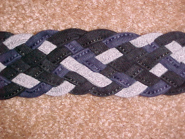 Braiding Eight Cords Into a Flat Braid