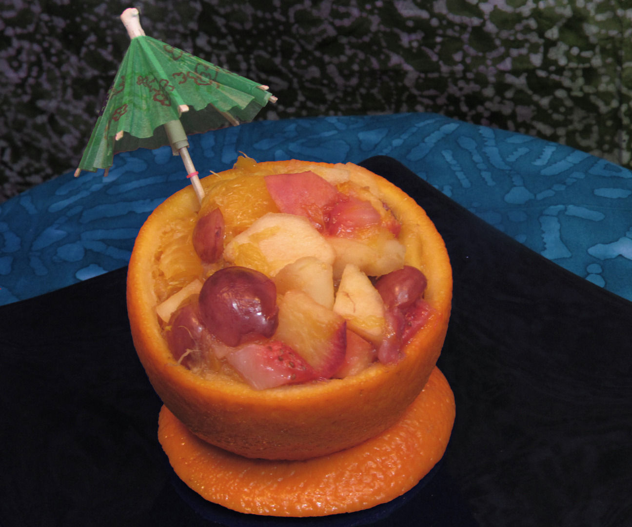 Barbequed Fruit Salad bowls
