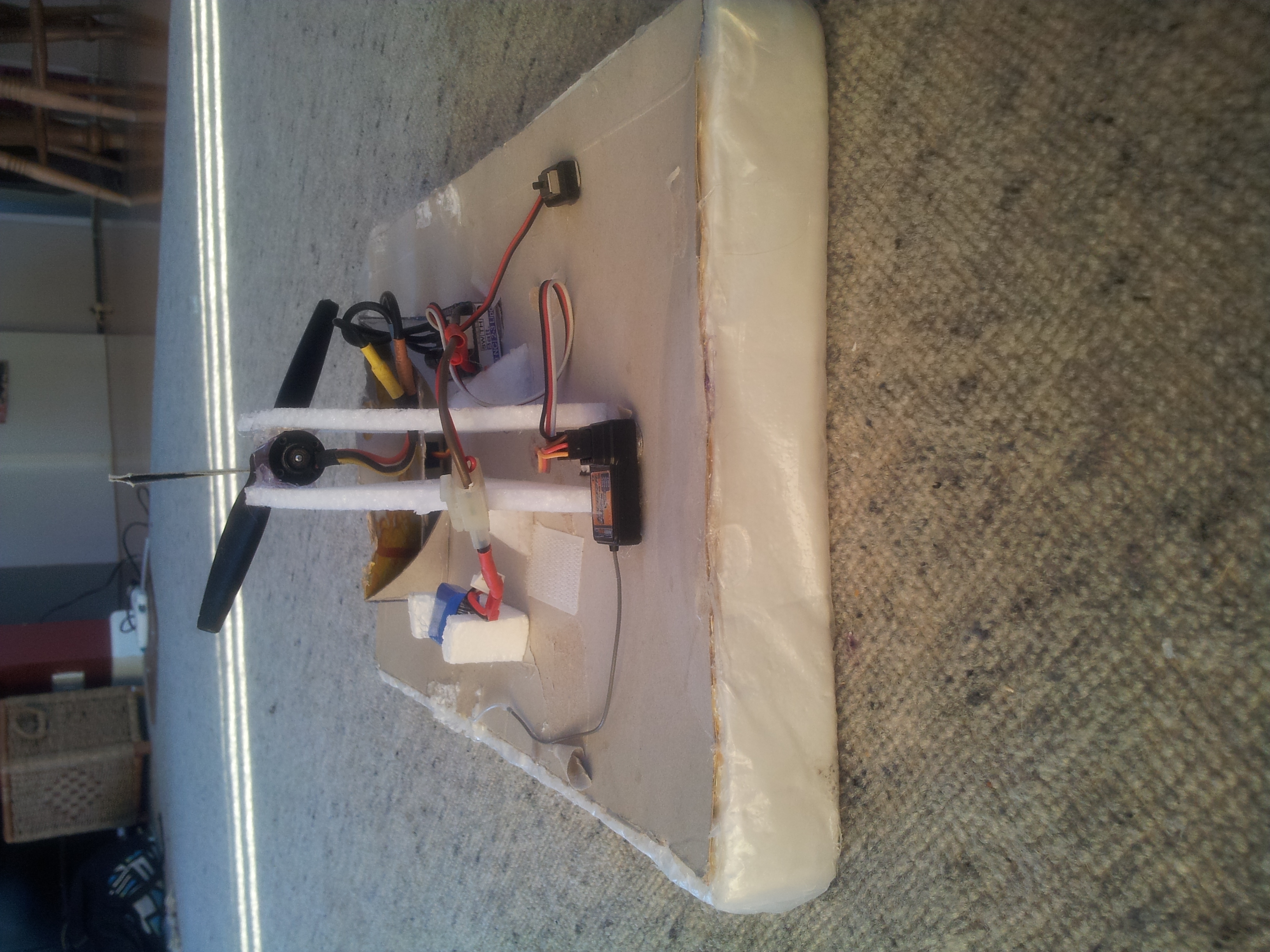 Home Made Rc Hovercraft. Powerful