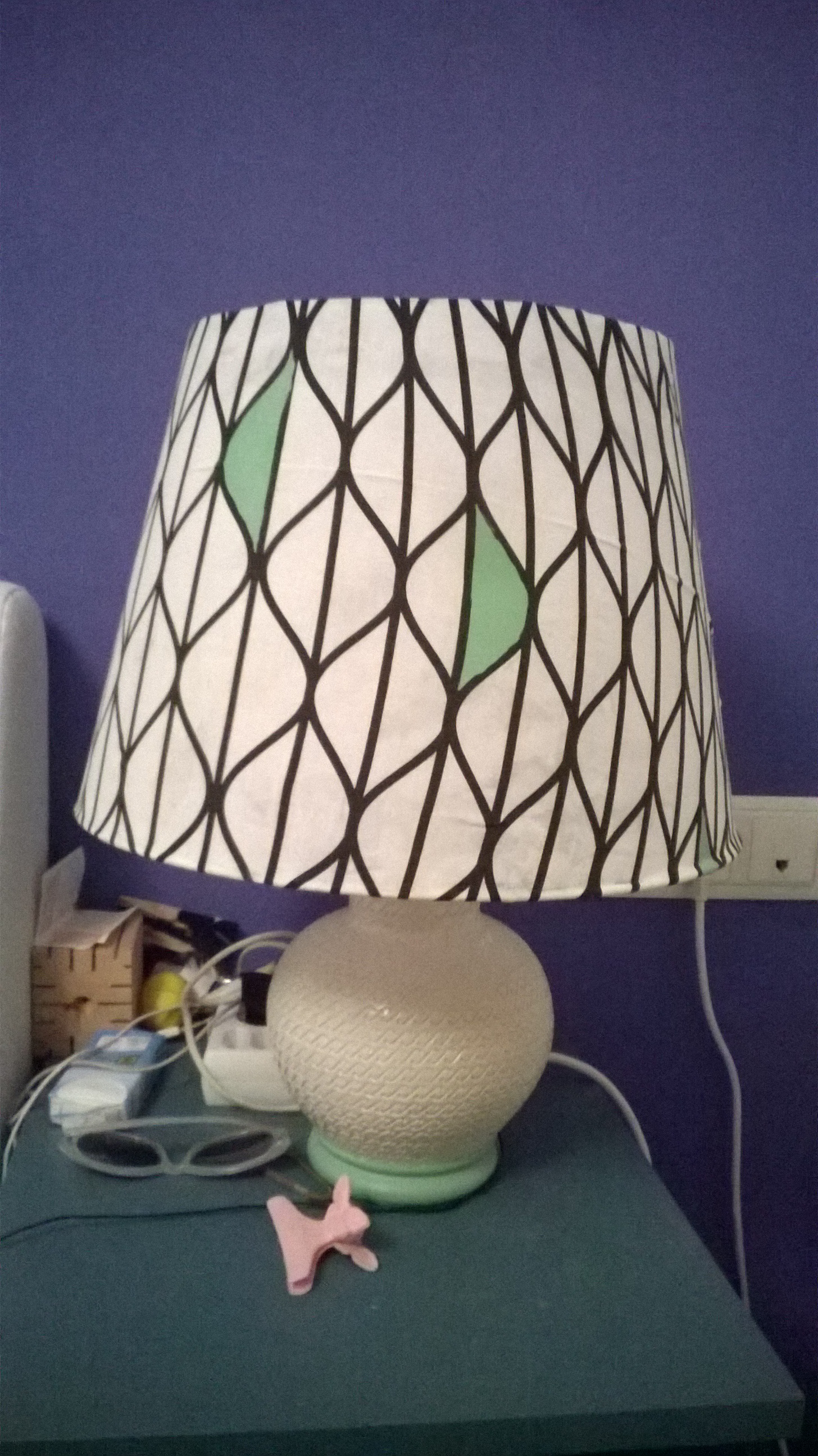 New lampshade for vintage lamp