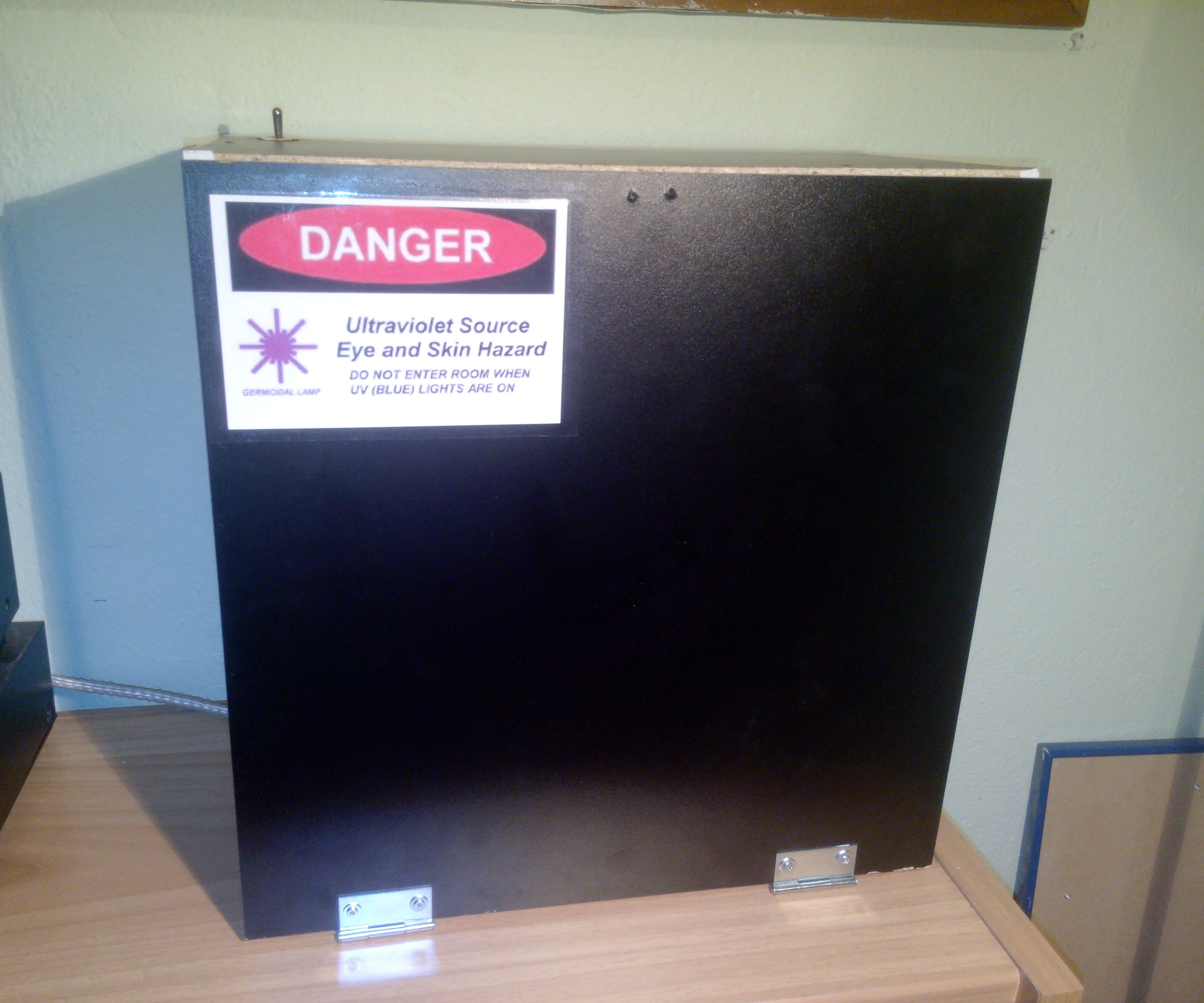 UV exposure box (D.I.Y.)