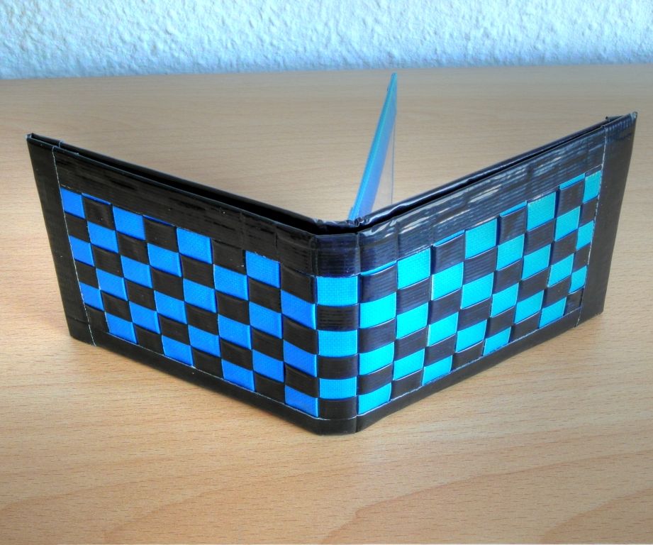 Detailed Woven Duct Tape Wallets Instructable