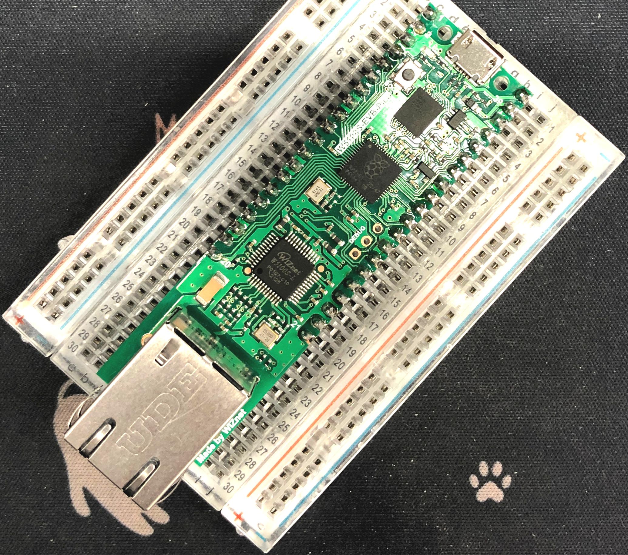 W5100S-EVB-Pico With the Node-RED