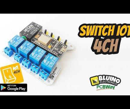 SwitchIoT 4CH - Online 4 Channel Relays Wifi Switch NodeMCU ESP8266
