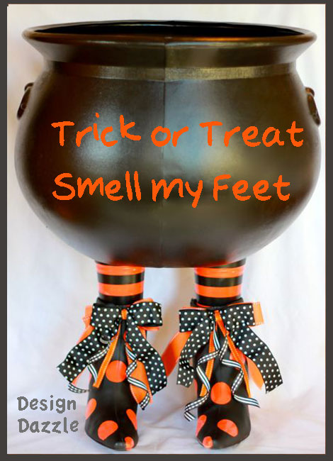 Boot-i-licious Halloween Cauldron