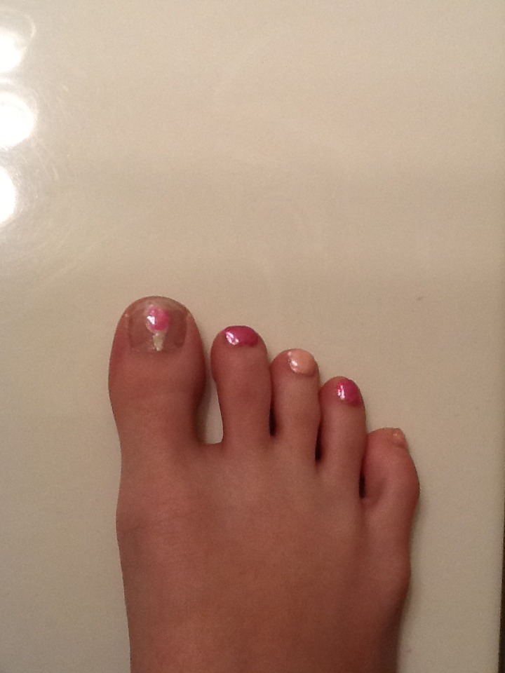 Cotton Candy Nail Art