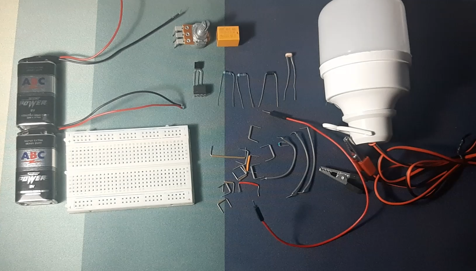 Automated Lamp Using Op Amp 741 and LDR