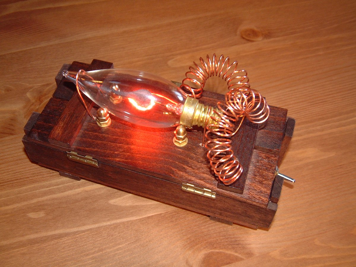 Steampunk Plasma Candle