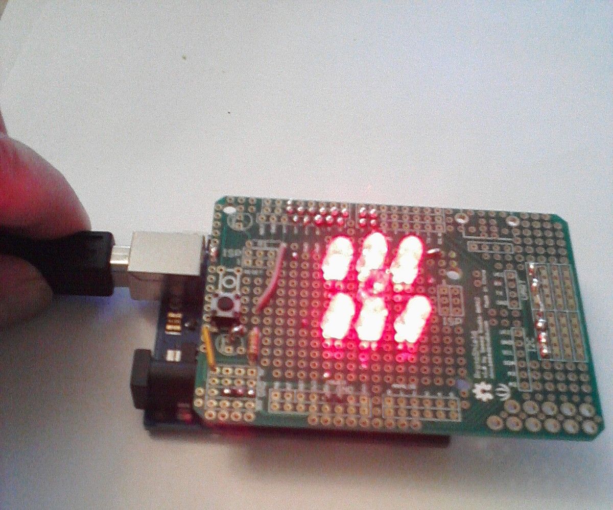 LED Die With Arduino