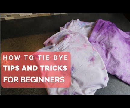 Super Easy Tie and Dye T-shirt Tutorial for Beginners