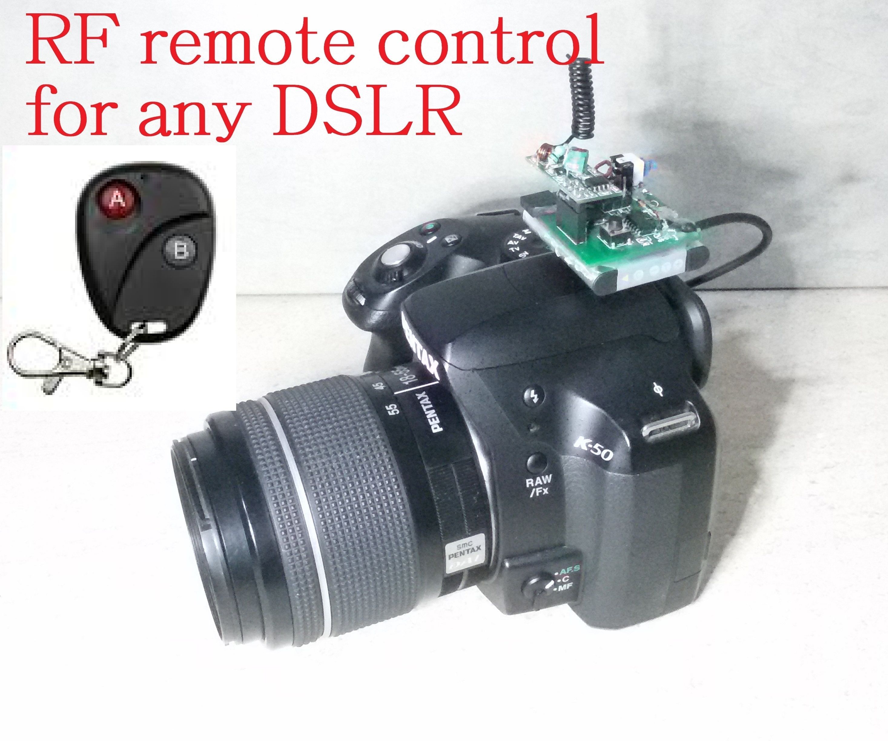 RF Remote Shutter for Any DSLR