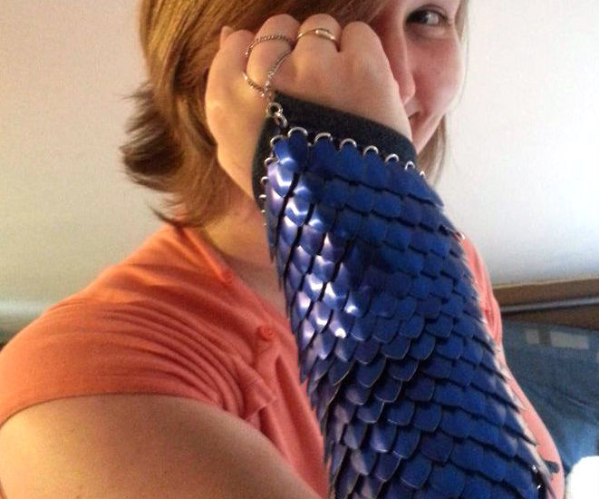 Scale Mail Arm Bracer