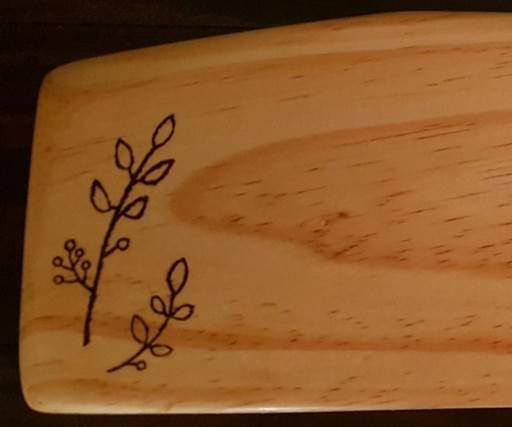 Cheese Board - With Easy Wood Burning