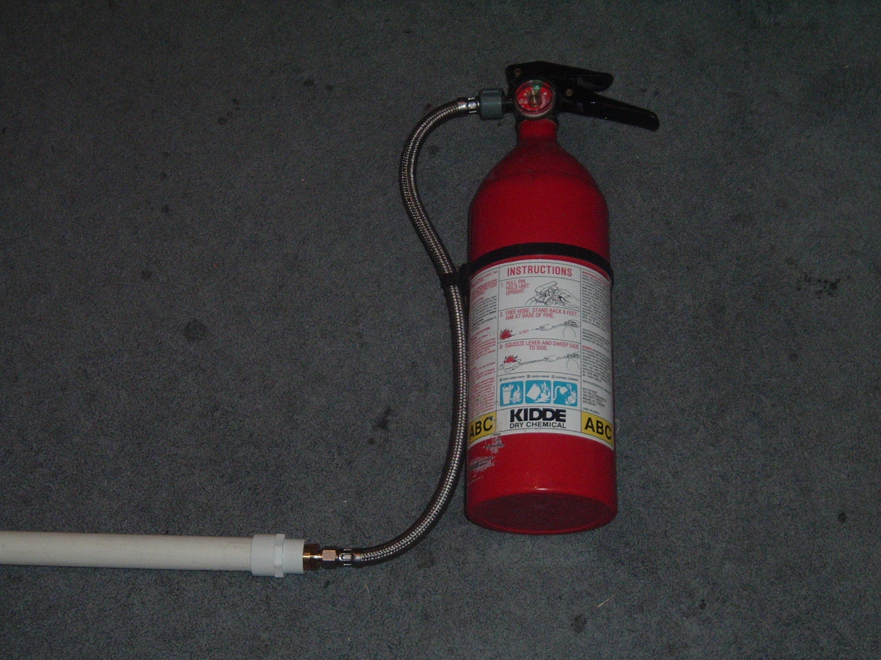 fire extinguisher air canon.