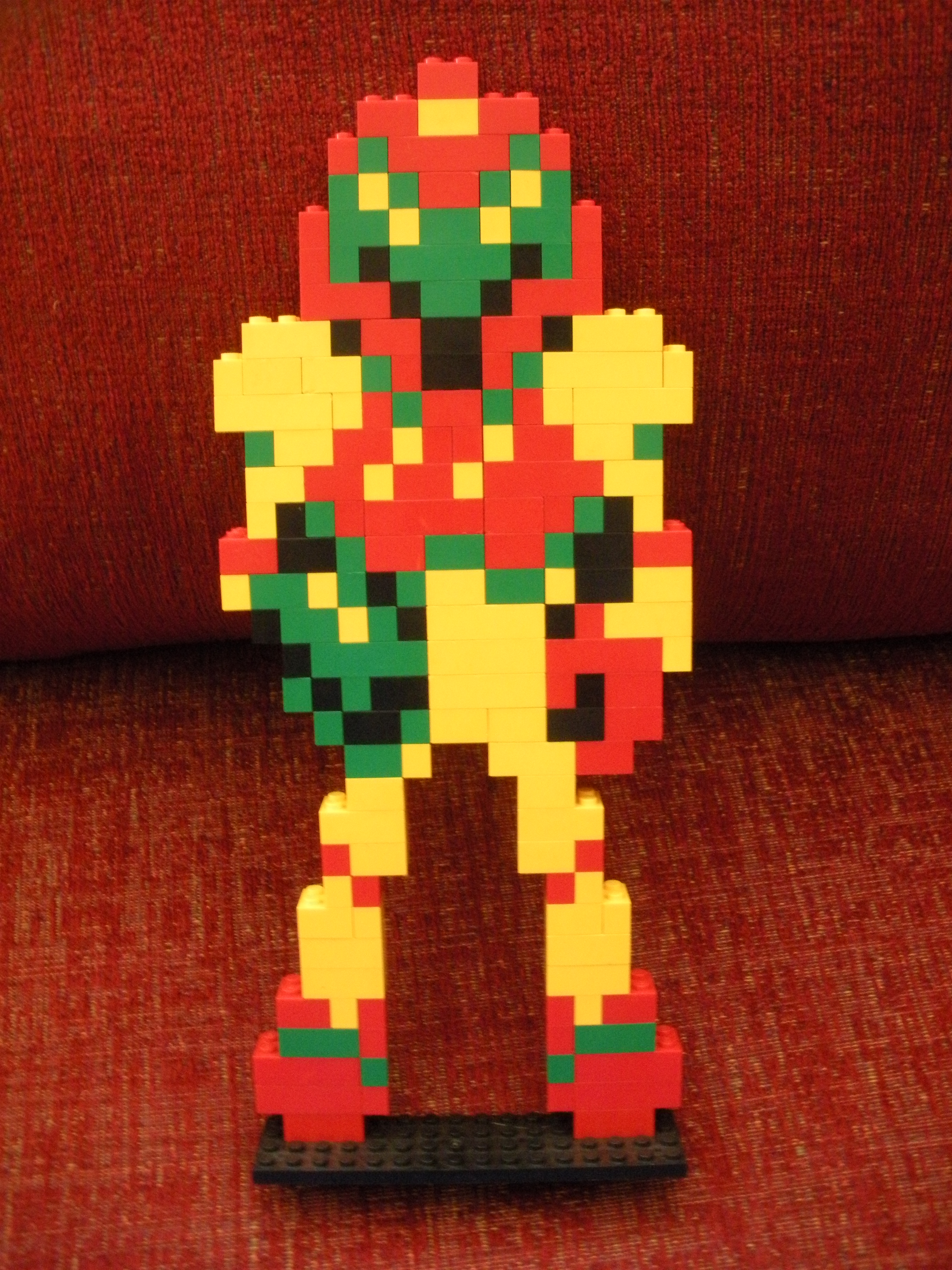 8-bit Lego Samus Aran