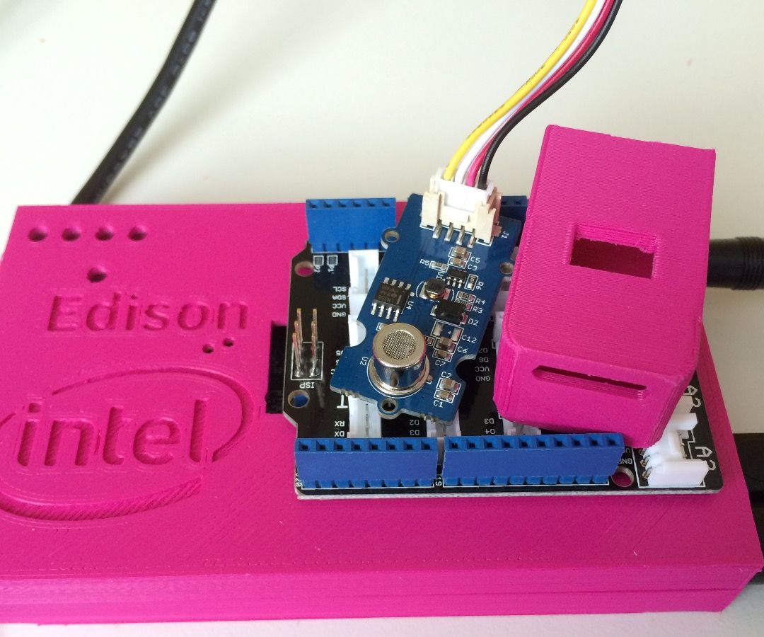 Intel IoT Roadshow Berlin alcohol measurement