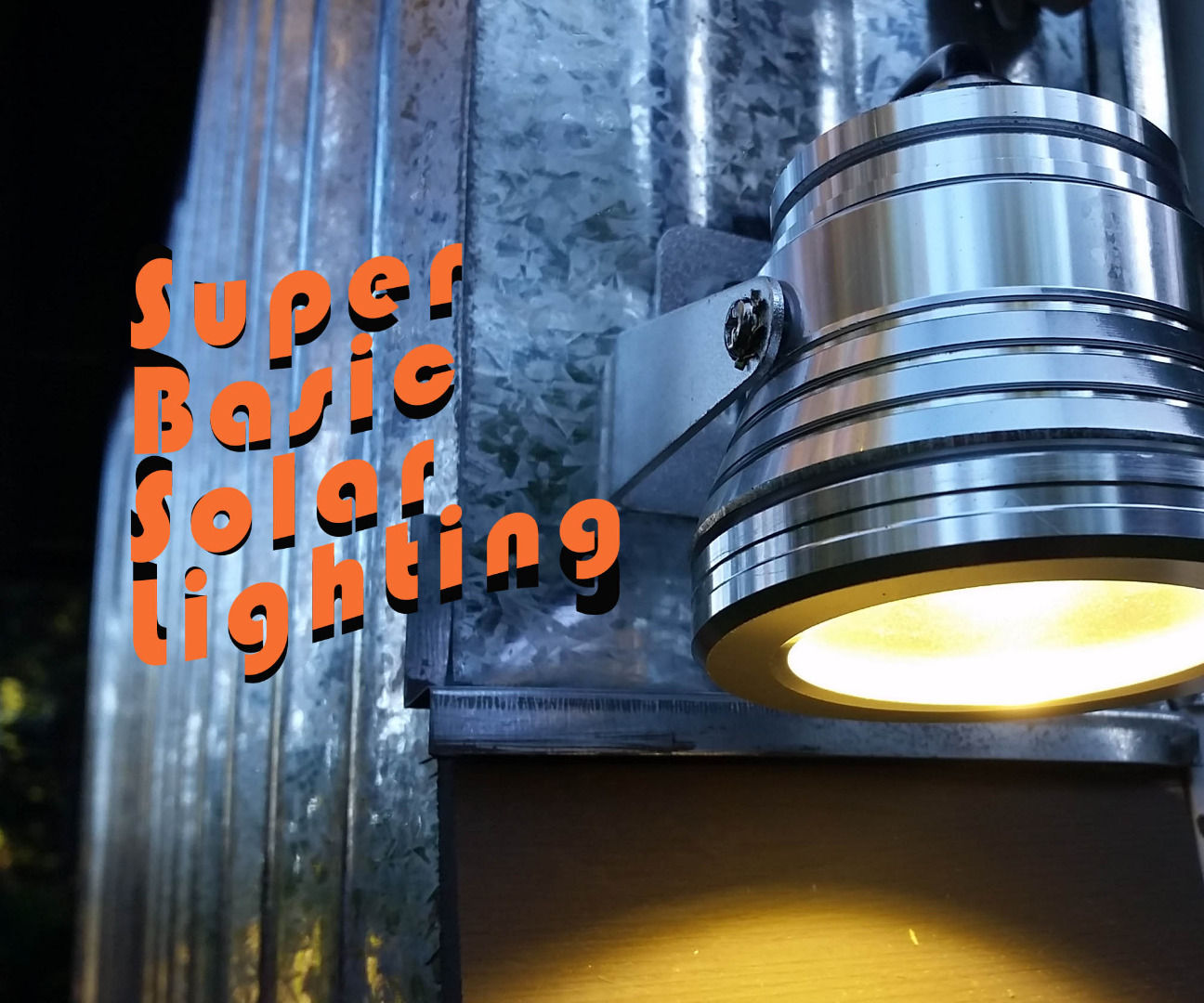 Super Basic Solar Lighting under $75