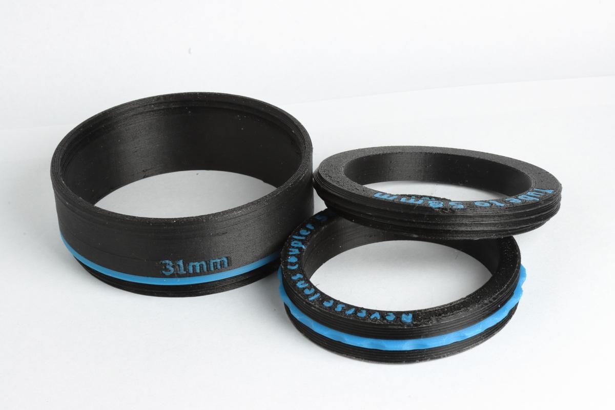 3D printed lens adaptors